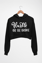 Load image into Gallery viewer, Hustle Crop HOODIE FOR WOMEN-Black-Ektarfa.online
