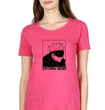 Load image into Gallery viewer, Gojo Satoru Anime T-Shirt for Women-Pink-Ektarfa.online
