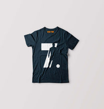Load image into Gallery viewer, Cristiano Ronaldo CR7 T-Shirt for Boy/Girl-Petrol Blue-Ektarfa.online

