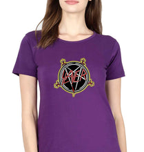Load image into Gallery viewer, Slayer T-Shirt for Women-Purple-Ektarfa.online
