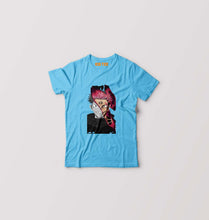 Load image into Gallery viewer, Sukuna Anime Kids T-Shirt for Boy/Girl-Light Blue-Ektarfa.online
