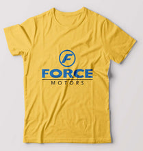 Load image into Gallery viewer, Force Motors T-Shirt for Men-Golden Yellow-Ektarfa.online
