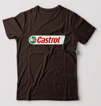 Load image into Gallery viewer, Castrol T-Shirt for Men-Coffee Brown-Ektarfa.online

