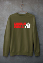 Load image into Gallery viewer, Gorilla Wear Unisex Sweatshirt for Men/Women-Olive Green-Ektarfa.online
