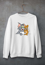 Load image into Gallery viewer, Tom and Jerry Unisex Sweatshirt for Men/Women-White-Ektarfa.online
