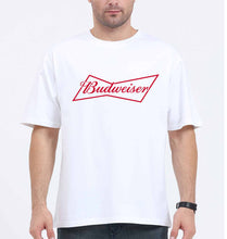 Load image into Gallery viewer, Budweiser Oversized T-Shirt for Men-White-Ektarfa.online

