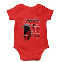 Load image into Gallery viewer, Attack on Titan Kids Romper For Baby Boy/Girl-Red-Ektarfa.online

