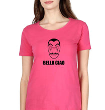 Load image into Gallery viewer, Money Heist Bella Ciao T-Shirt for Women-Pink-Ektarfa.online
