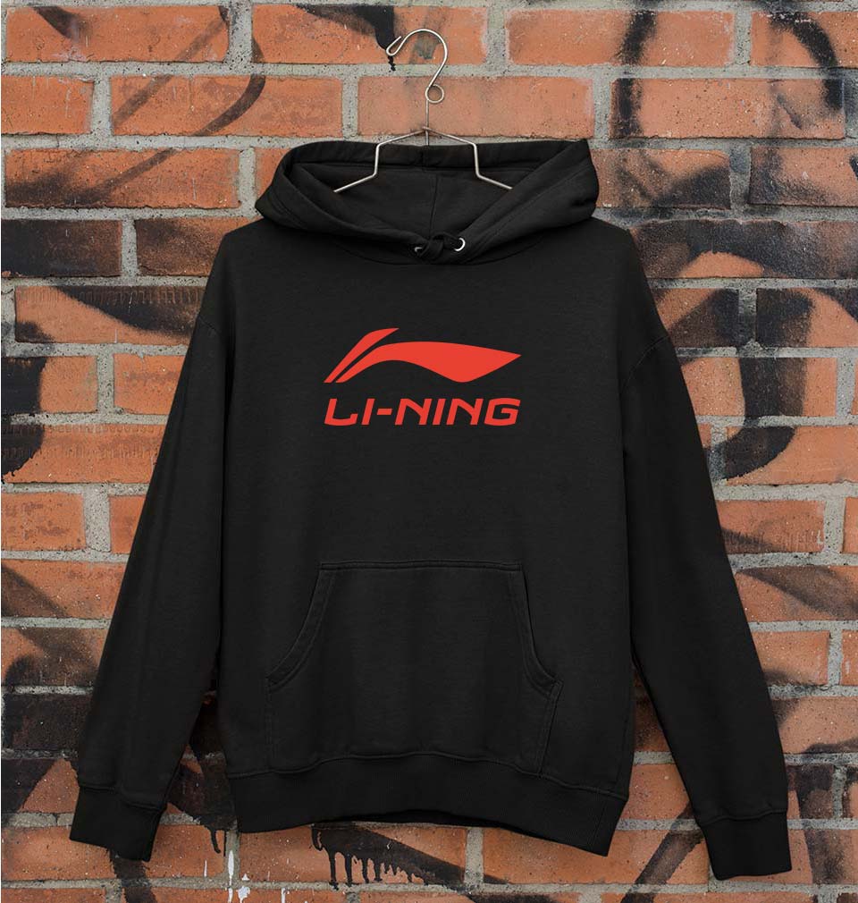 Li-Ning Unisex Hoodie for Men/Women-Black-Ektarfa.online