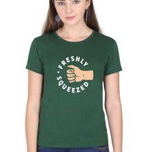 Load image into Gallery viewer, Orange Cassidy - Freshly Squeezed T-Shirt for Women-Dark Green-Ektarfa.online

