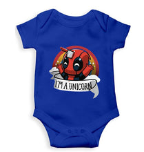 Load image into Gallery viewer, Deadpool Unicorn Kids Romper For Baby Boy/Girl-Royal Blue-Ektarfa.online
