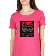 Load image into Gallery viewer, Pantera T-Shirt for Women-Pink-Ektarfa.online
