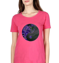 Load image into Gallery viewer, Yin Yang T-Shirt for Women-Pink-Ektarfa.online

