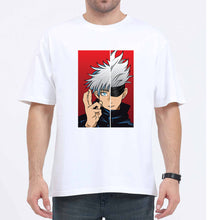 Load image into Gallery viewer, Sukuna Anime Oversized T-Shirt for Men-White-Ektarfa.online
