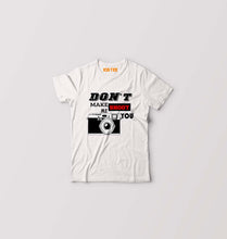 Load image into Gallery viewer, don&#39;t make me shoot u Kids T-Shirt for Boy/Girl-White-Ektarfa.online
