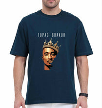 Load image into Gallery viewer, 2Pac Tupac Oversized T-Shirt for Men-Petrol Blue-Ektarfa.online
