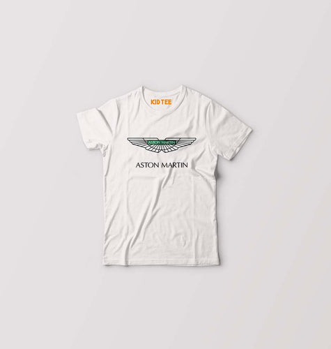 Aston Martin Kids T-Shirt for Boy/Girl-White-Ektarfa.online