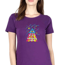 Load image into Gallery viewer, Psychedelic Music T-Shirt for Women-Purple-Ektarfa.online
