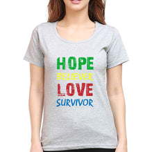 Load image into Gallery viewer, Tupac Shakur T-Shirt for Women-Grey Melange-Ektarfa.online
