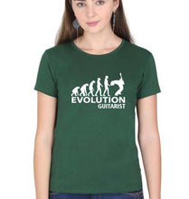 Load image into Gallery viewer, Guitarist T-Shirt for Women-Dark Green-Ektarfa.online
