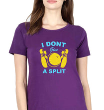 Load image into Gallery viewer, Bowling T-Shirt for Womenasvgbfc-Purple-Ektarfa.online
