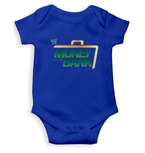 WWE Money in the Bank Kids Romper Kids Romper For Baby Boy/Girl-0-5 Months(18 Inches)-Royal Blue-Ektarfa.online