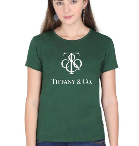 Tiffany & Co T-Shirt for Women-Dark Green-Ektarfa.online