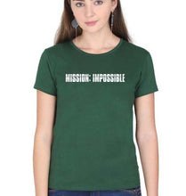 Load image into Gallery viewer, Mission Impossible (MI) T-Shirt for Women-Dark Green-Ektarfa.online
