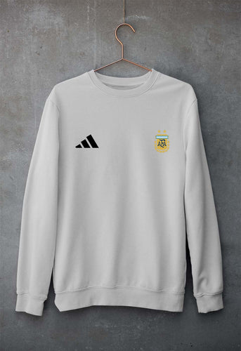 Argentina Football Unisex Sweatshirt for Men/Women-Grey Melange-Ektarfa.online
