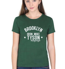 Load image into Gallery viewer, Mike Tyson T-Shirt for Women-Dark Green-Ektarfa.online
