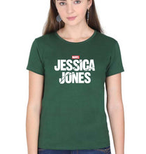 Load image into Gallery viewer, Jessica Jones T-Shirt for Women-Dark Green-Ektarfa.online
