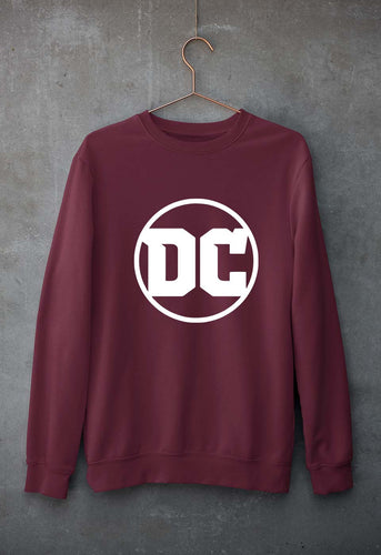 DC Unisex Sweatshirt for Men/Women-Maroon-Ektarfa.online