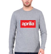 Load image into Gallery viewer, Aprilia Full Sleeves T-Shirt for Men-Grey-Ektarfa.online
