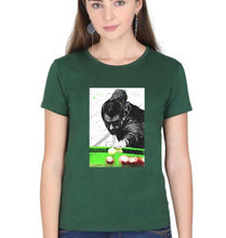 Load image into Gallery viewer, Ronnie O&#39;Sullivan Snooker T-Shirt for Women-Dark Green-Ektarfa.online
