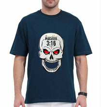 Load image into Gallery viewer, Stone Cold Steve Austin (WWE) Oversized T-Shirt for Men-Petrol Blue-Ektarfa.online
