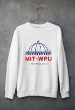Load image into Gallery viewer, MIT World Peace University Unisex Sweatshirt for Men/Women-White-Ektarfa.online
