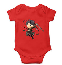 Load image into Gallery viewer, Attack on Titan Kids Romper For Baby Boy/Girl-Red-Ektarfa.online
