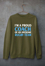 Load image into Gallery viewer, Rugby Unisex Sweatshirt for Men/Women-Olive Green-Ektarfa.online
