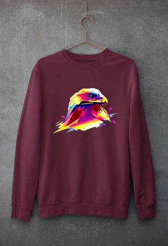 Eagle Unisex Sweatshirt for Men/Women-Maroon-Ektarfa.online