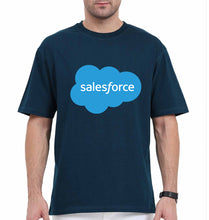 Load image into Gallery viewer, Salesforce Oversized T-Shirt for Men-Petrol Blue-Ektarfa.online
