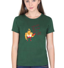 Load image into Gallery viewer, Gym T-Shirt for Women-Dark Green-Ektarfa.online
