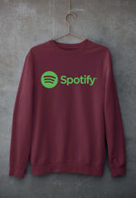 Load image into Gallery viewer, Spotify Unisex Sweatshirt for Men/Women-Maroon-Ektarfa.online
