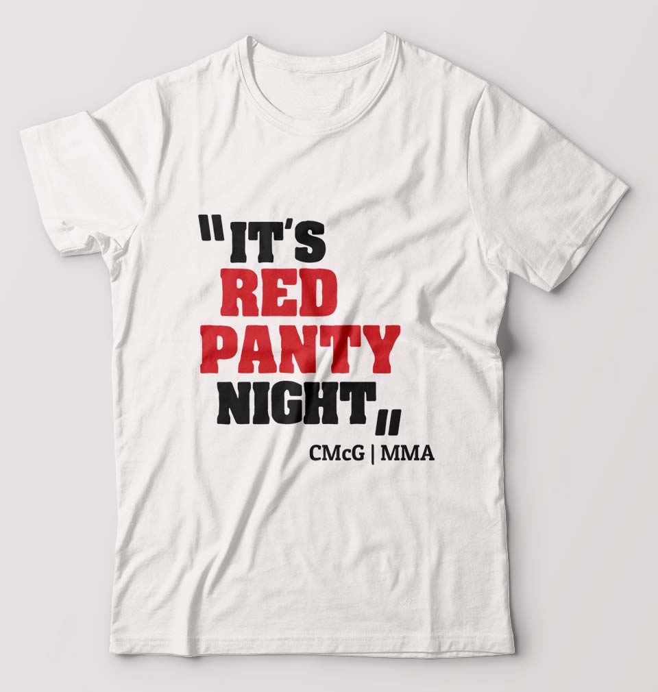 Conor McGregor UFC T-Shirt for Men-White-Ektarfa.online