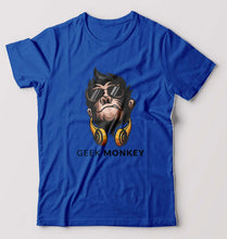 Load image into Gallery viewer, Geek Monkey T-Shirt for Men-Royal Blue-Ektarfa.online
