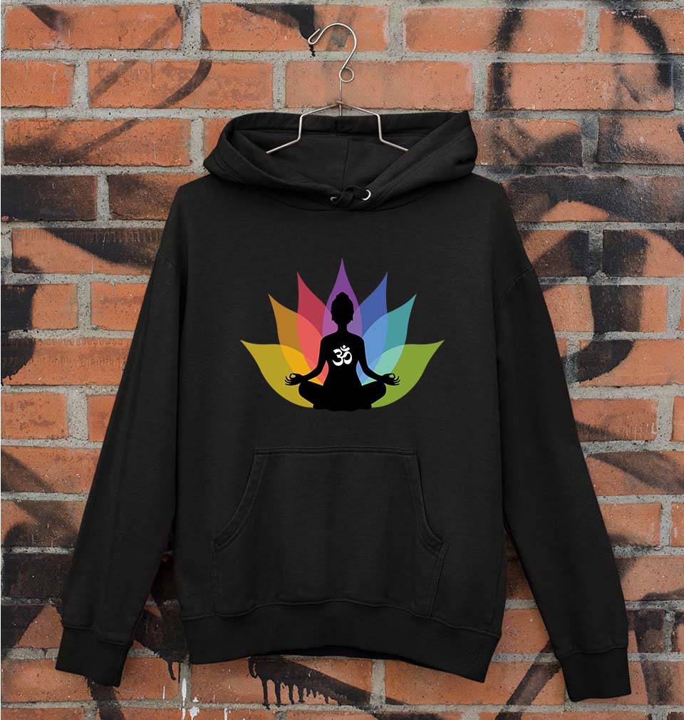 Om Unisex Hoodie for Men/Women-Black-Ektarfa.online