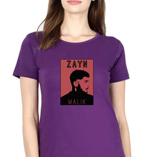 Load image into Gallery viewer, Zayn Malik T-Shirt for Women-Purple-Ektarfa.online

