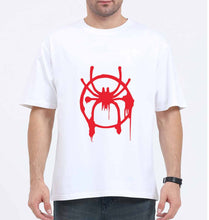 Load image into Gallery viewer, Spiderman Superhero Oversized T-Shirt for Men-White-Ektarfa.online
