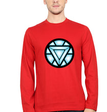 Load image into Gallery viewer, ARC REACTOR Iron Man Superhero Full Sleeves T-Shirt for Men-Red-Ektarfa.online
