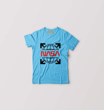 Load image into Gallery viewer, Nasa White Off Tee Kids T-Shirt for Boy/Girl-Light Blue-Ektarfa.online
