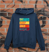 Load image into Gallery viewer, Swimming Unisex Hoodie for Men/Women-Navy Blue-Ektarfa.online
